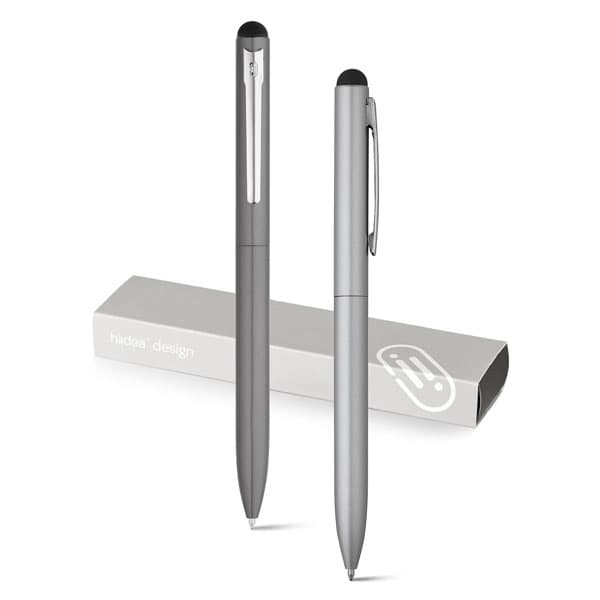 Caneta Touch de Metal com Clip Cromado Personalizada - imagem 1