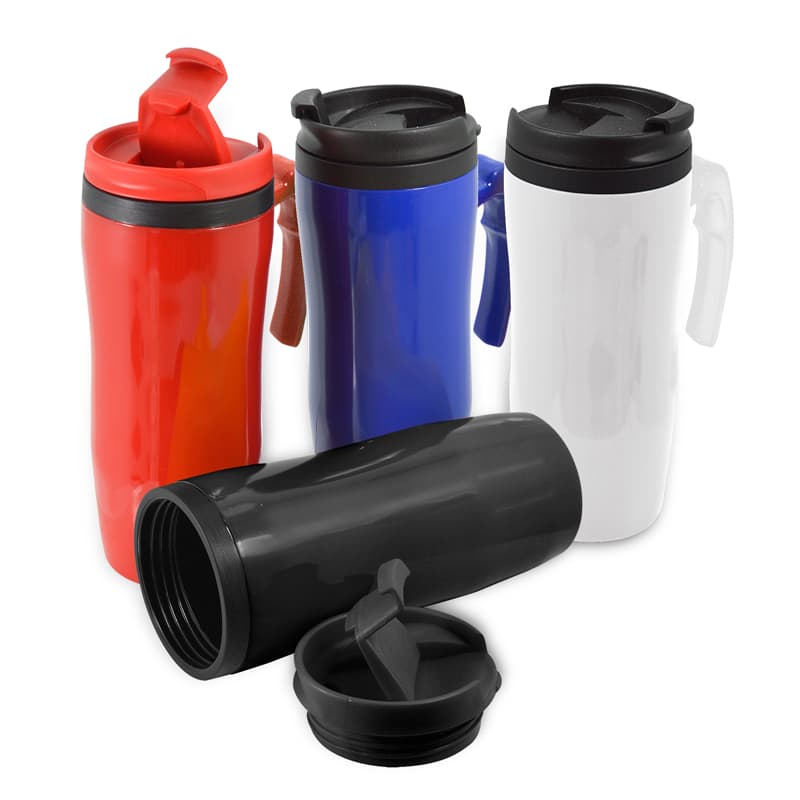 Caneca Acrílica 350ml com Tampa Rosqueável Personalizada - imagem 1