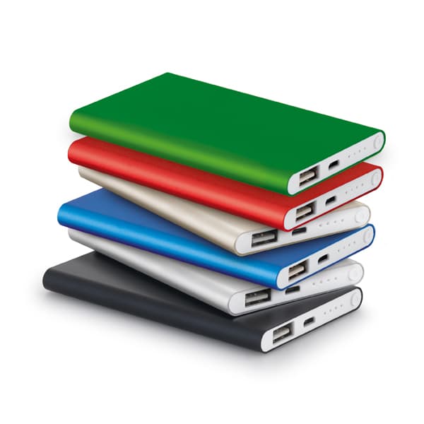 Power Bank 4400mAh Alumínio Personalizado - imagem 1