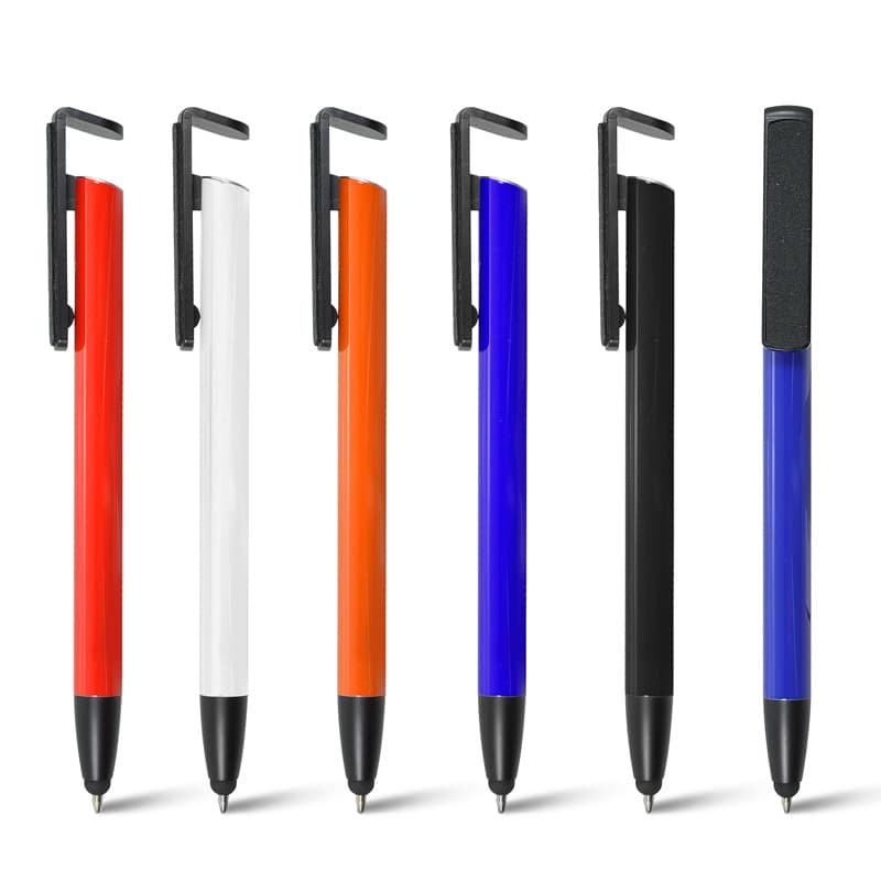 Caneta de Metal com Porta Smartphone Touch Personalizada - imagem 1