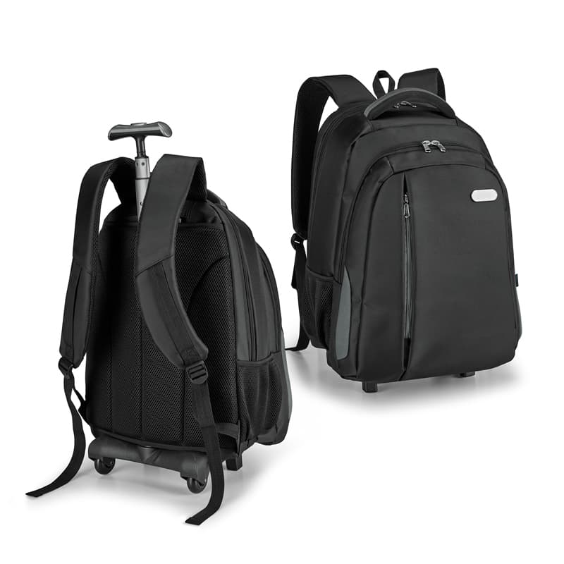 Mochila para Notebook 17" com Rodas e Puxador Extensível Personalizada - imagem 1