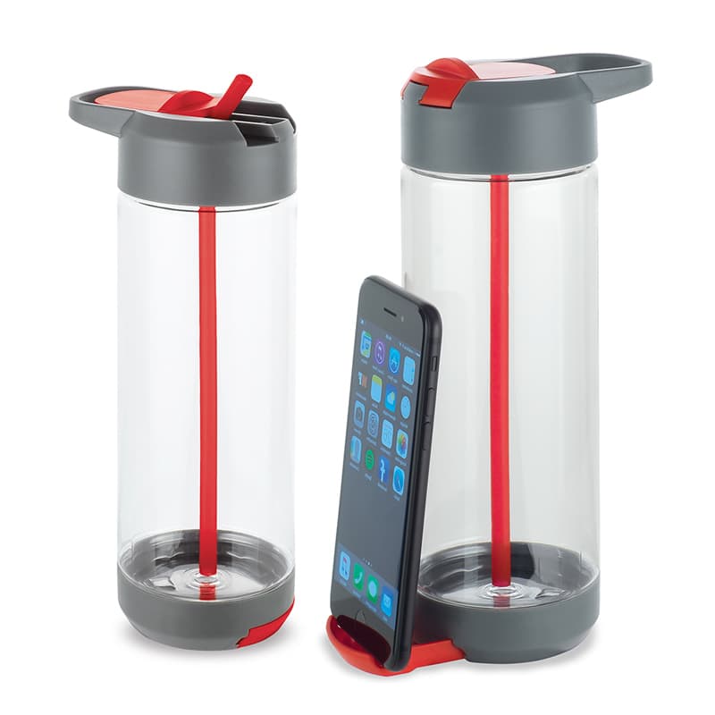 Squeeze 750ml Plástico com Suporte para Smartphone Personalizado - imagem 1