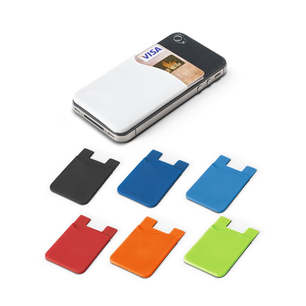 Porta-Cartões de Silicone para Celular Personalizado - imagem 1