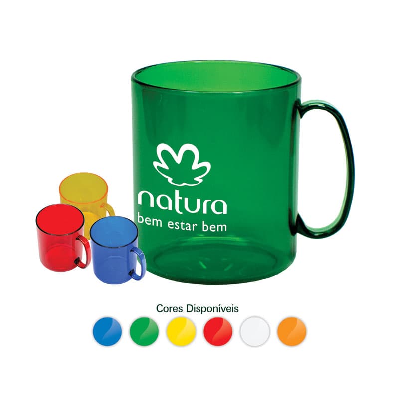 Caneca Cristal 400ml Personalizada - imagem 1
