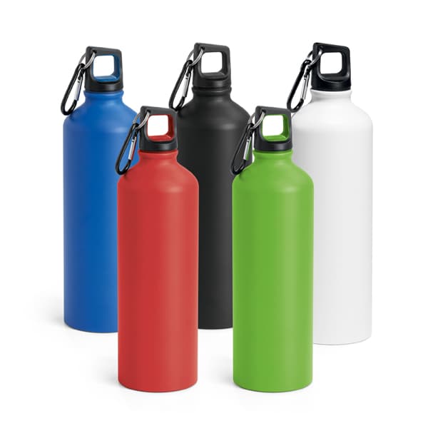 Garrafa de Alumínio 800ml com Mosquetão Personalizada - imagem 1