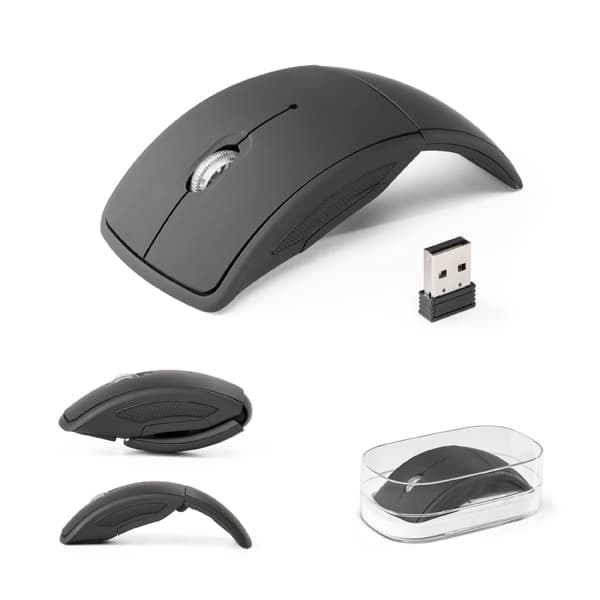 Mouse Wireless 2.4G Dobrável Personalizado - imagem 1