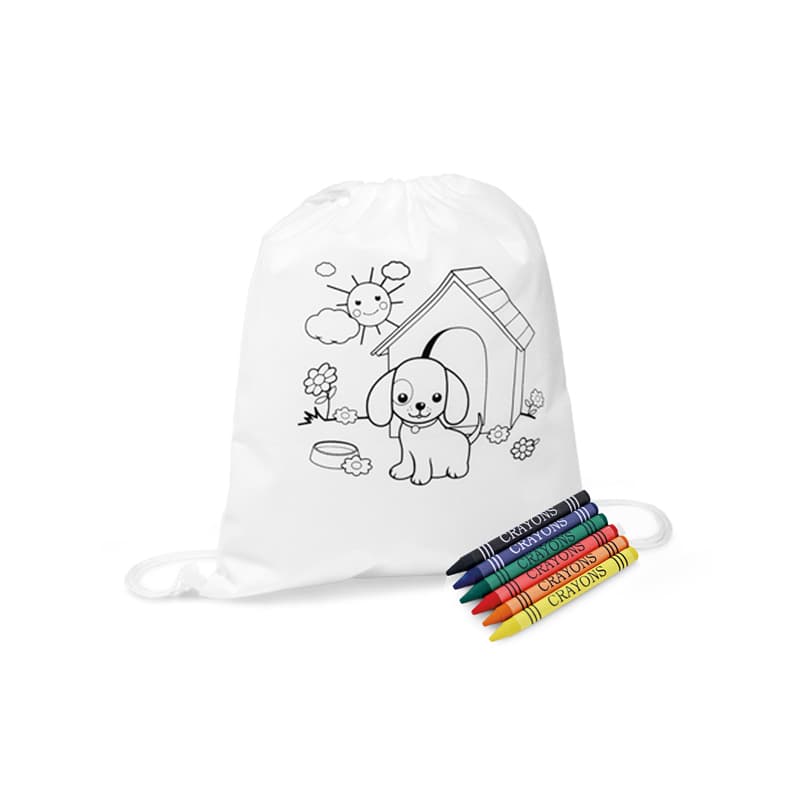 Mochila Saco para Colorir Personalizada - imagem 1