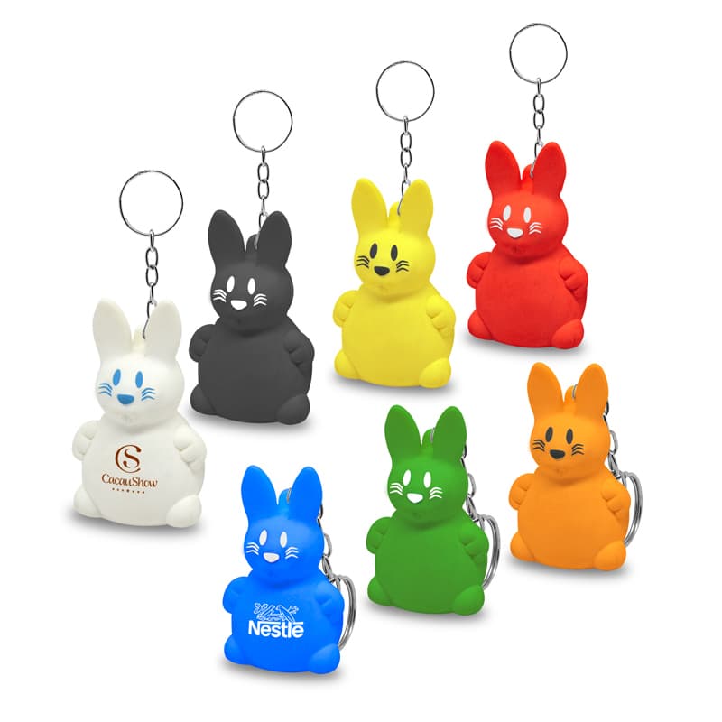 Chaveiro Anti-Stress Coelho Personalizado - imagem 1