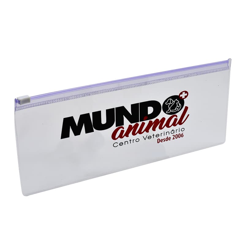 Estojo PVC Cristal Personalizado - imagem 1