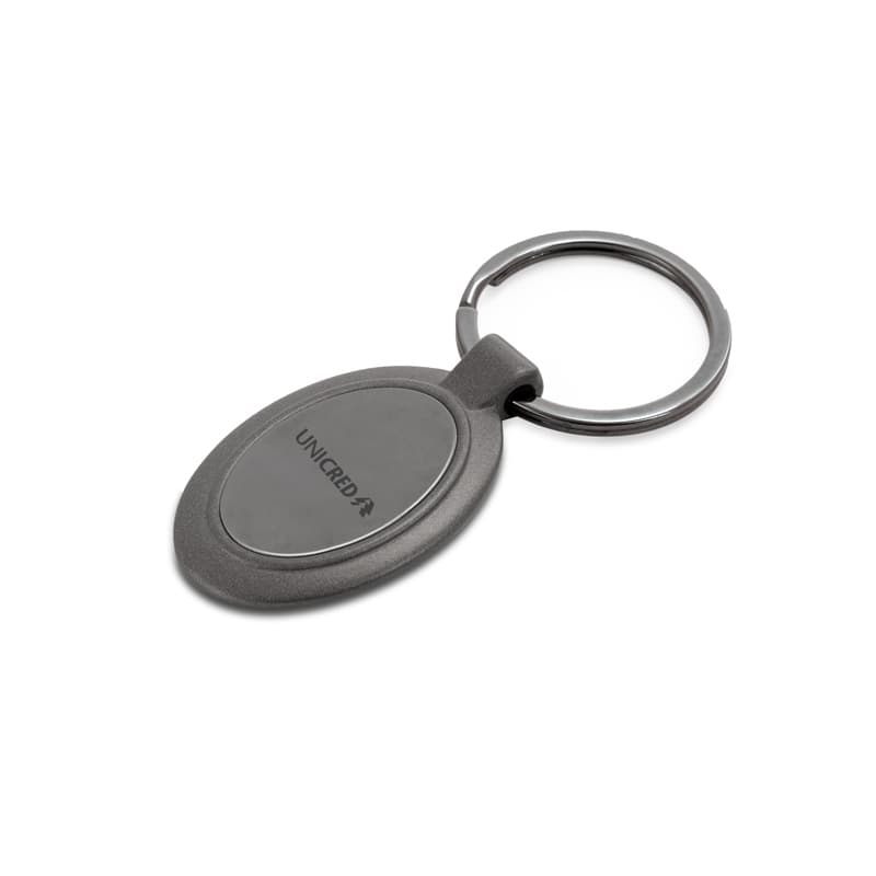 Chaveiro de Metal Oval Personalizado - imagem 1