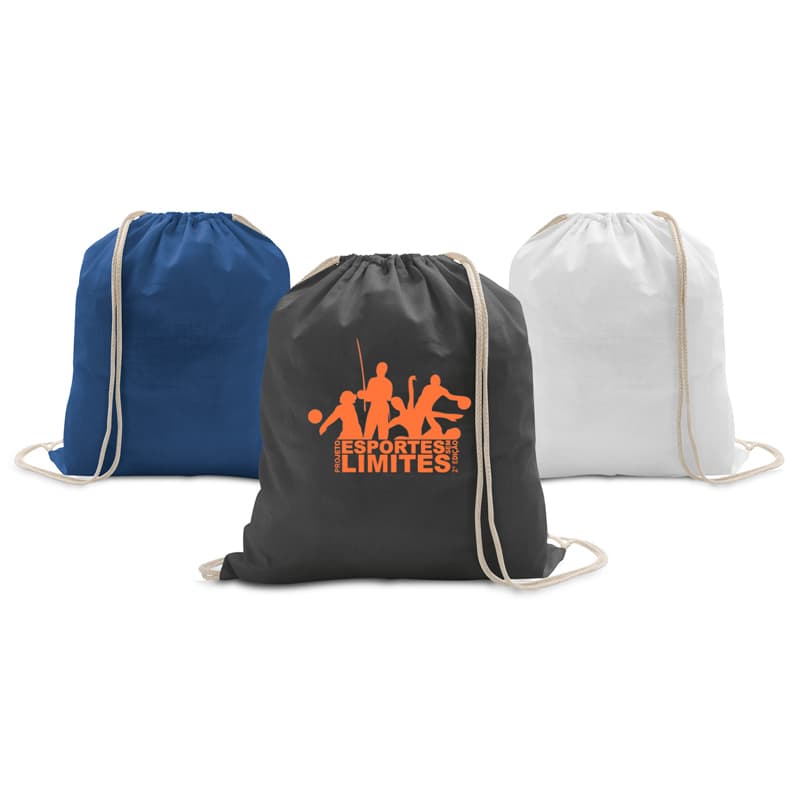 Mochila Saco de Algodão Personalizada - imagem 1