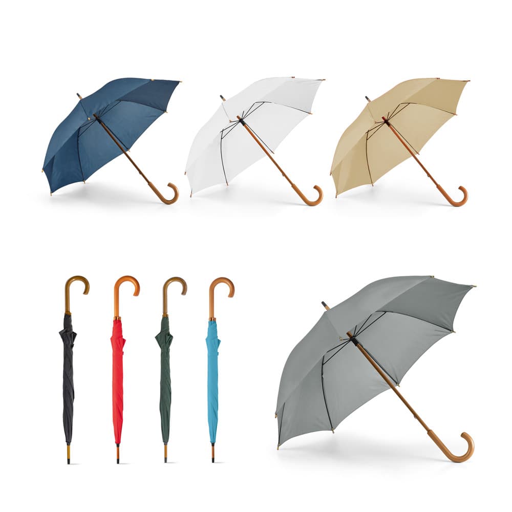 Guarda-Chuva Automático em Madeira Personalizado - imagem 1