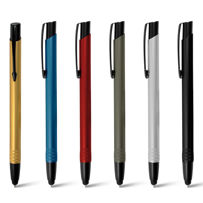 Caneta de Metal com Ponteira Touch Personalizada - imagem 1