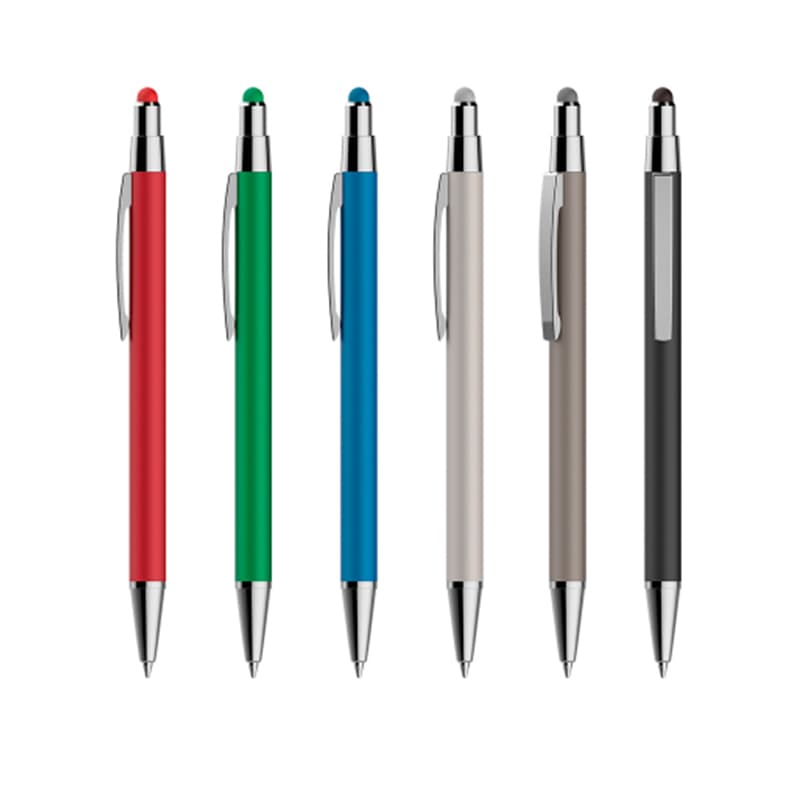 Caneta de Metal com Ponteira Touch Personalizada - imagem 1