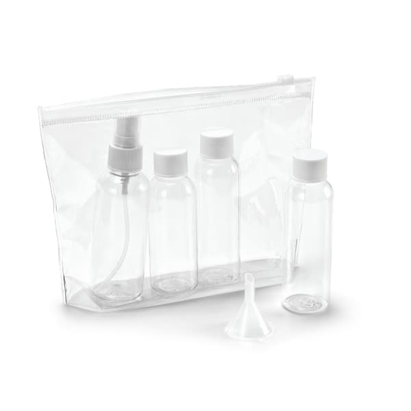 Kit Viagem 5 Peças com Frascos 65ml e 60ml Personalizado - imagem 1