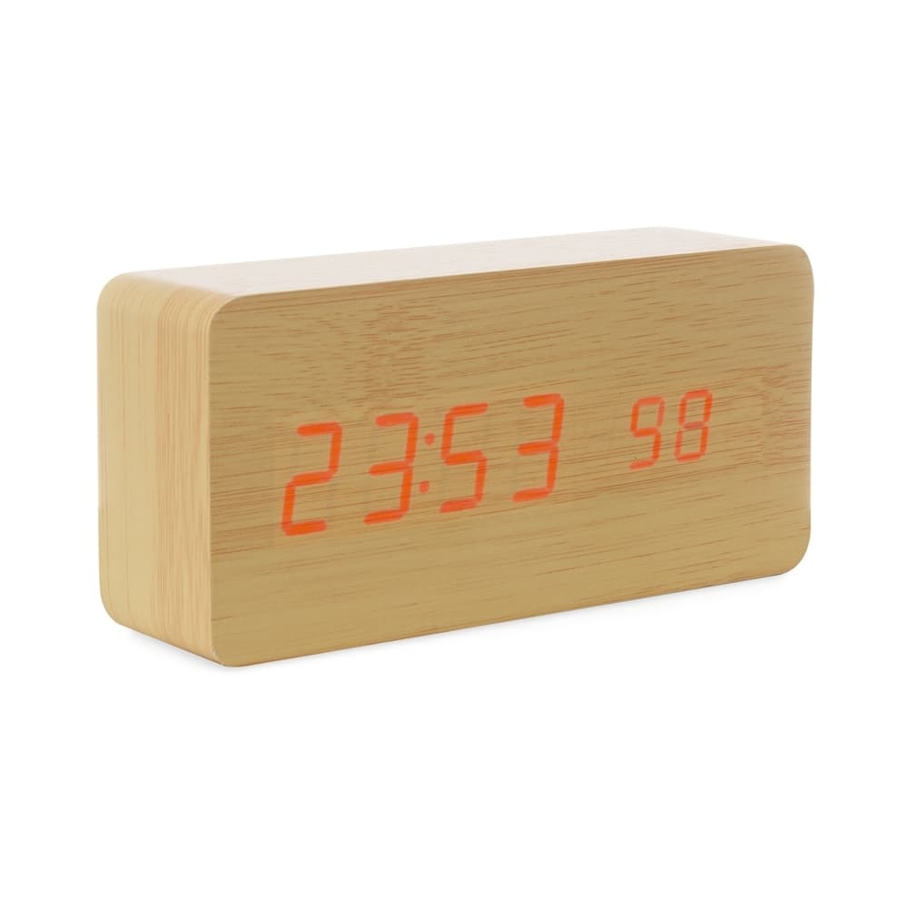 Relógio de Mesa Digital em MDF Personalizado - imagem 1
