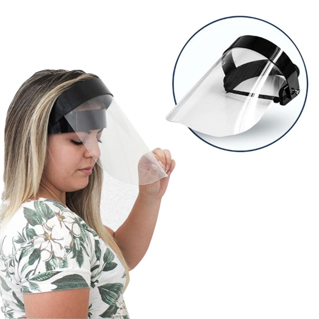 Máscara Face Shield Retrátil Personalizada - imagem 1