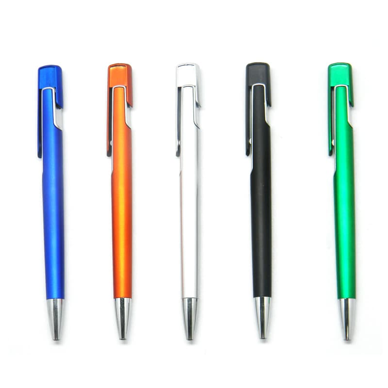 Caneta Plástica com Acionamento por Click Personalizada - imagem 1