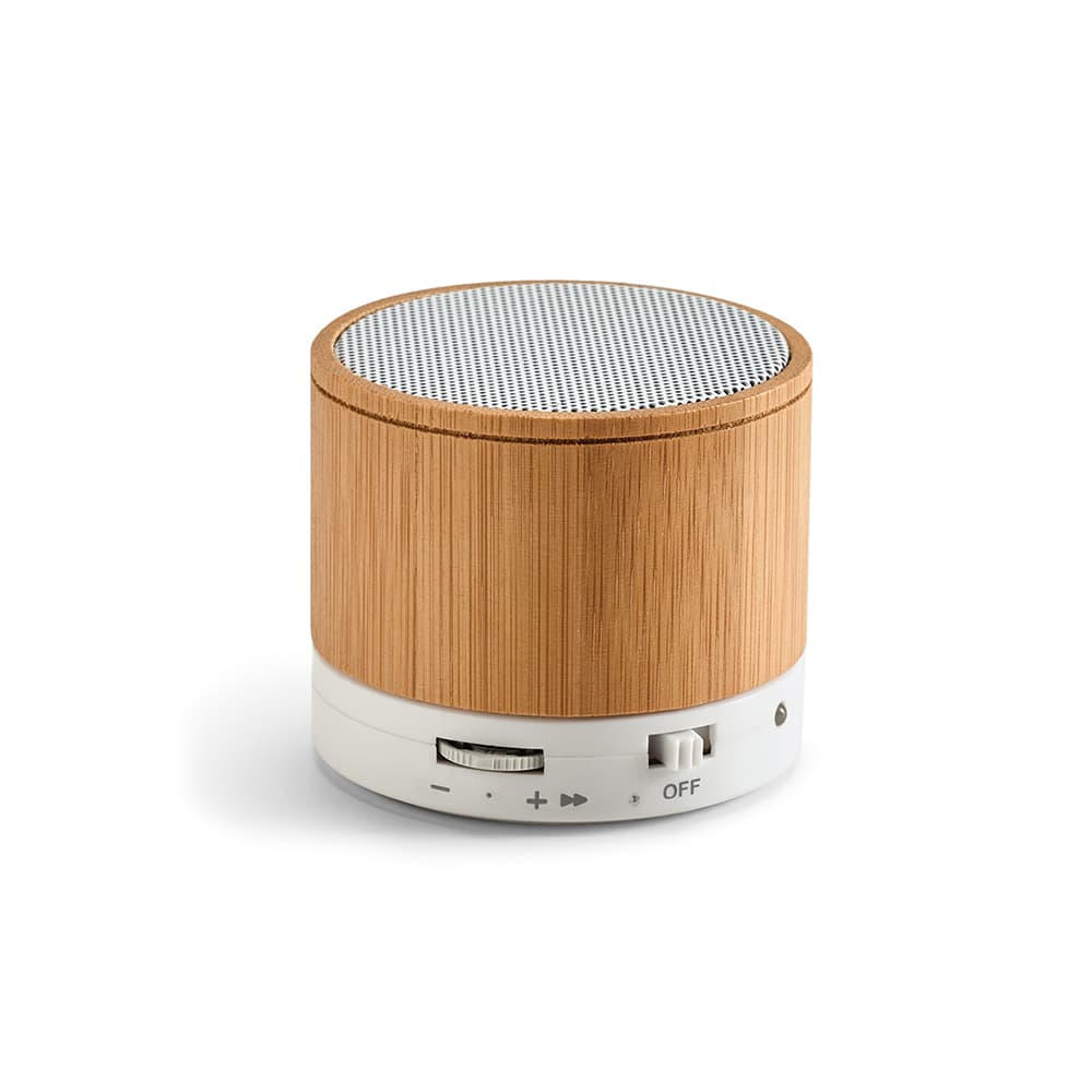 Caixa de Som Bluetooth com Bambu Personalizada - imagem 1