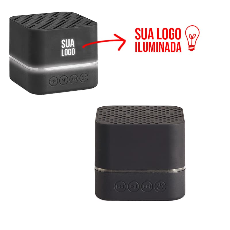 Caixa de Som Bluetooth com Microfone Personalizada - imagem 1