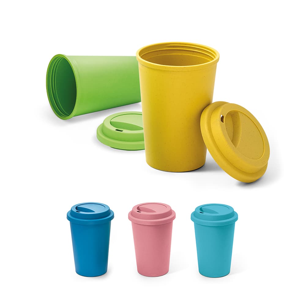Copo Ecológico 450ml com Tampa Personalizado - imagem 1