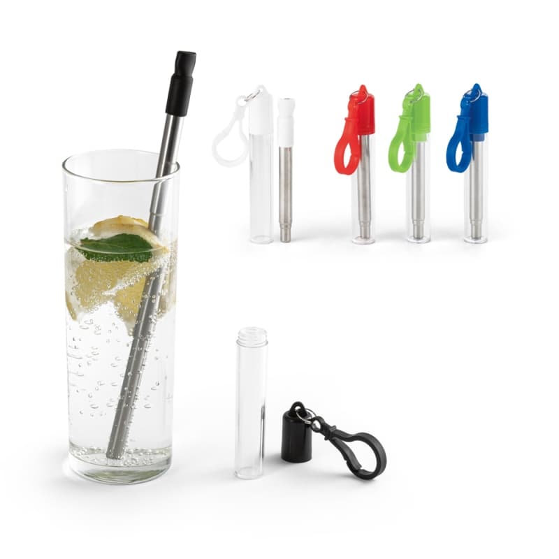Kit Canudo Retrátil com Estojo Personalizado - imagem 1