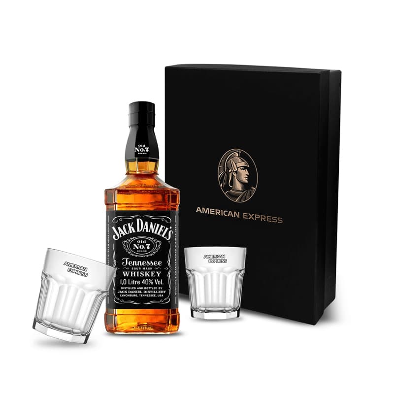 Kit Bebida com Whisky Jack Daniels e Copos Personalizado - imagem 1