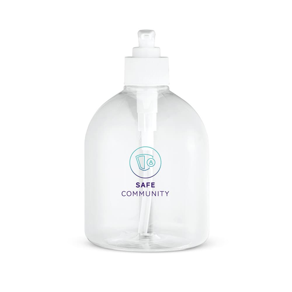 Frasco Plástico 500ml com Pump Personalizado - imagem 1