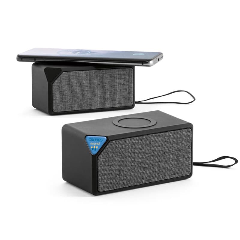 Caixa de Som Bluetooth com Carregador Wireless Personalizada - imagem 1