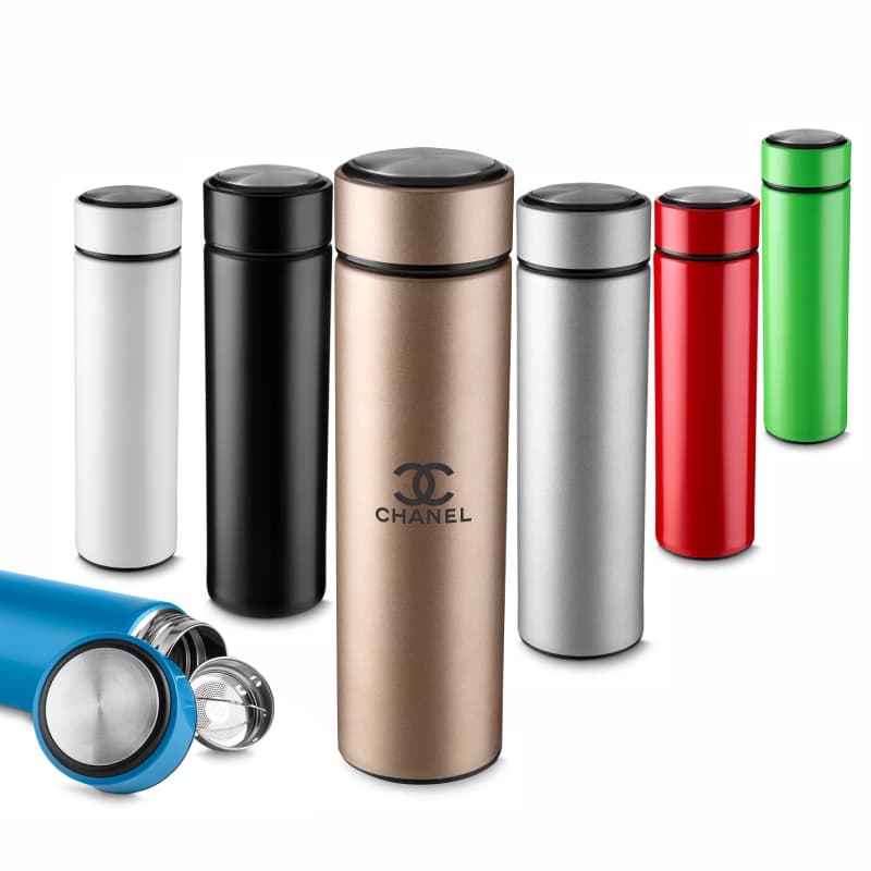 Garrafa Térmica Inox 450ml com Infusor Personalizada - imagem 1