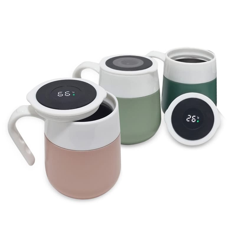 Caneca Térmica Inox 500ml com Display LED Personalizada - imagem 1