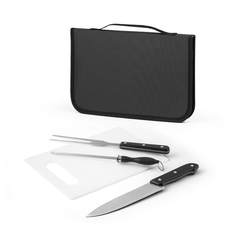 Kit Churrasco 4 Peças com Estojo Personalizado - imagem 1