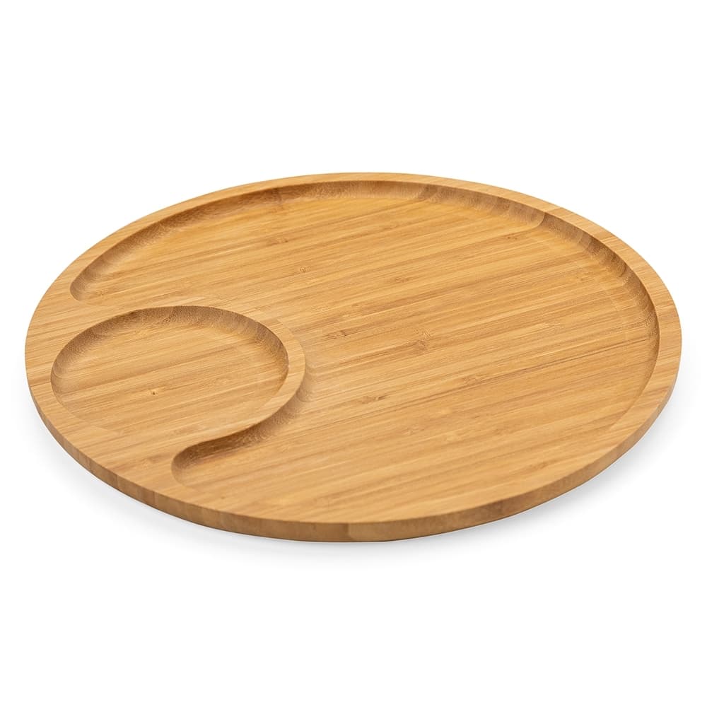 Petisqueira de Bambu com Divisórias Personalizada - imagem 1