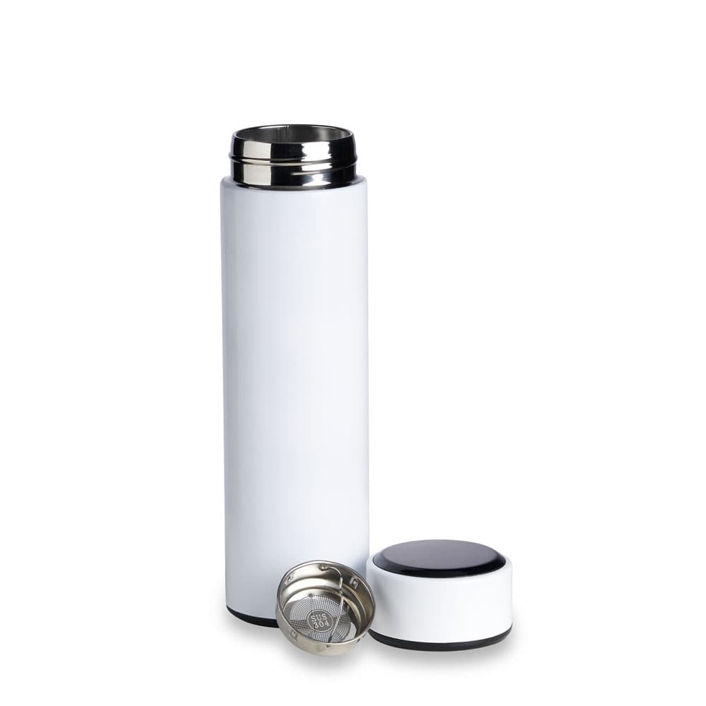 Garrafa Térmica com Termômetro Digital 450ml Personalizada - imagem 1