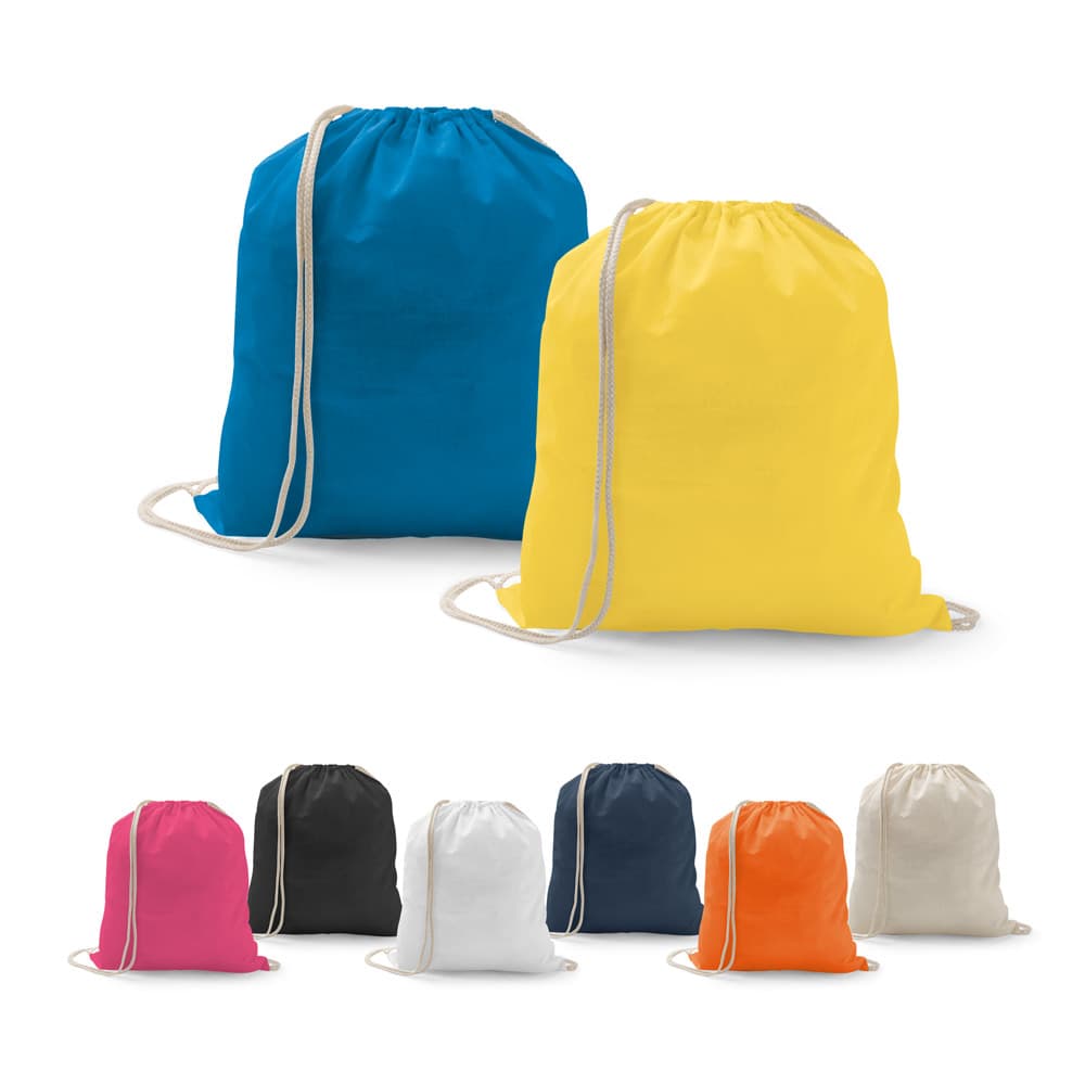 Sacola Mochila em Algodão Reciclado Personalizada - imagem 1