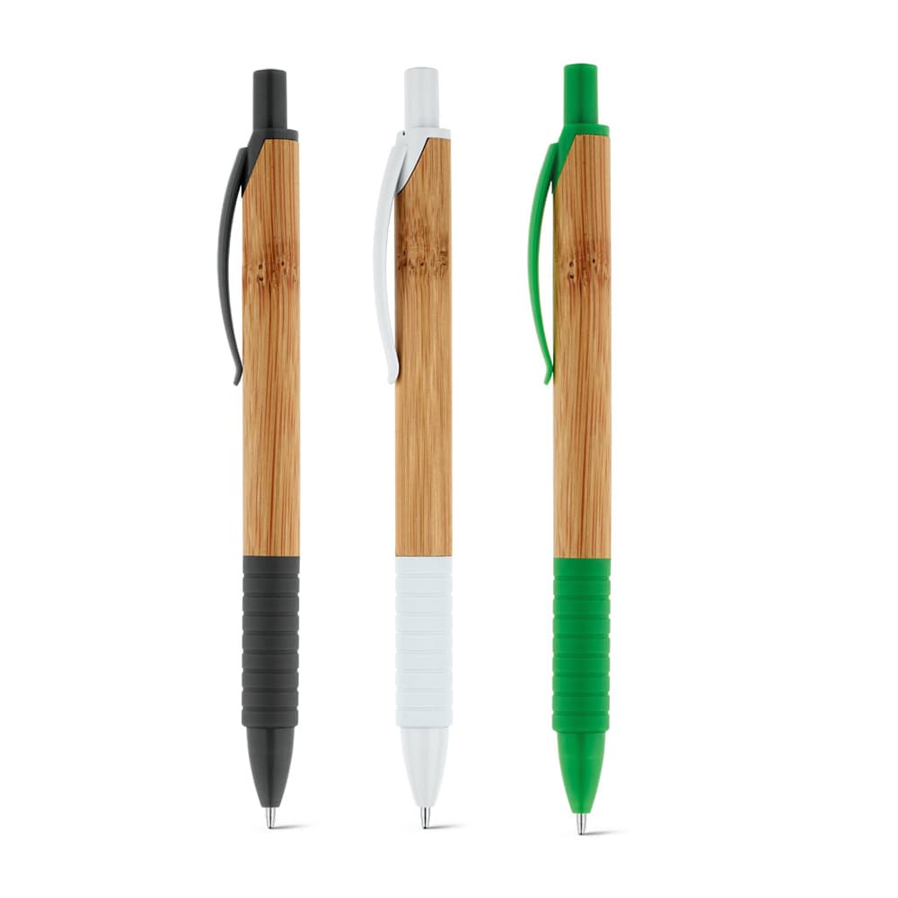 Caneta Esferográfica de Bambu Personalizada - imagem 1