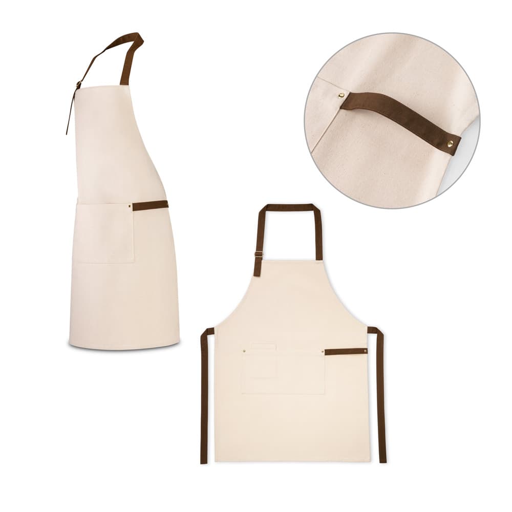 Avental de Algodão 320g com 3 Bolsos Personalizado - imagem 1