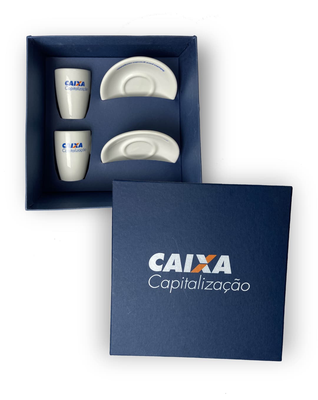 Kit Café 5 Peças em Porcelana Personalizado - imagem 1