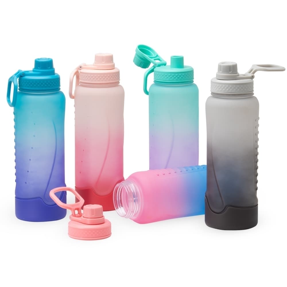 Garrafa Plástica 1,1 Litro com Base de Silicone Personalizada - imagem 1