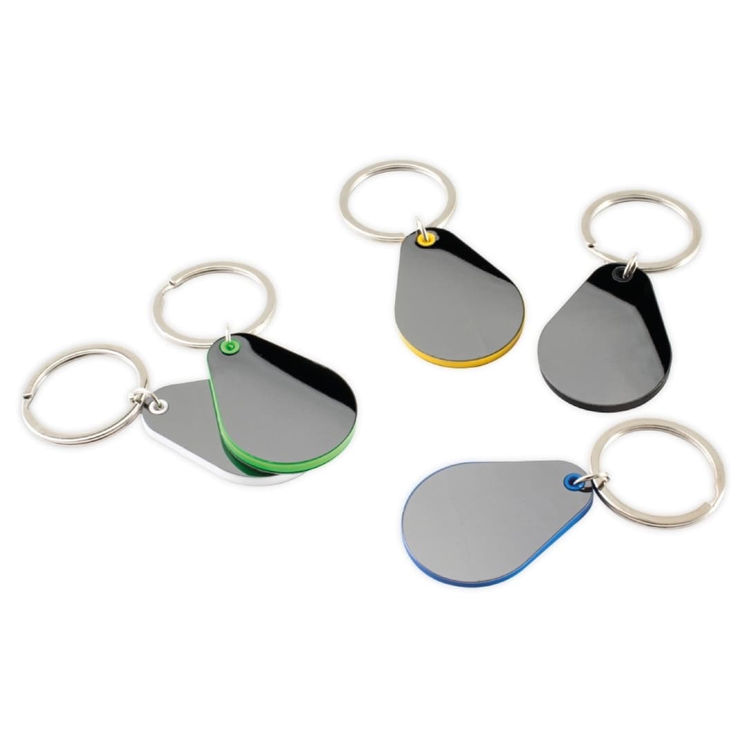 Chaveiro Metal Grafite Personalizado - imagem 1