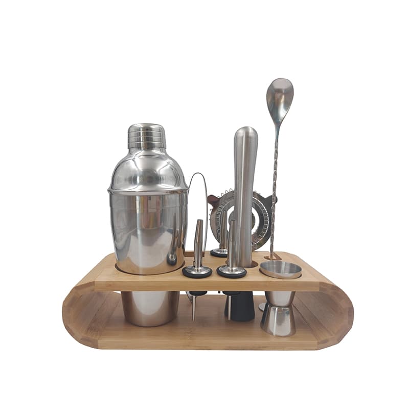 Kit Coqueteleira 9 Peças em Inox Personalizado - imagem 1