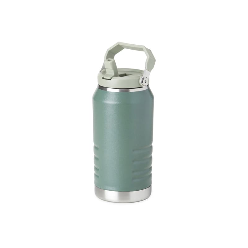 Garrafa Térmica Inox 1,1L com Alça e Canudo Personalizada - imagem 1