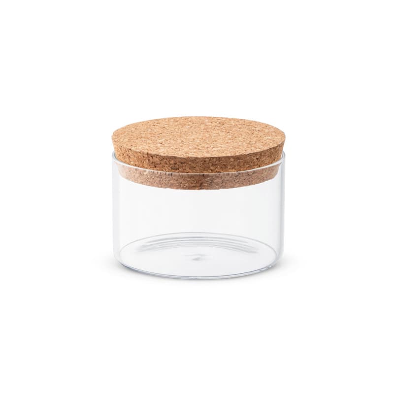 Frasco de Vidro com Tampa de Cortiça 380ml Personalizado - imagem 1