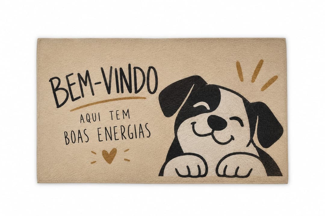 Tapete para Porta em PET Reciclado Personalizado - imagem 1
