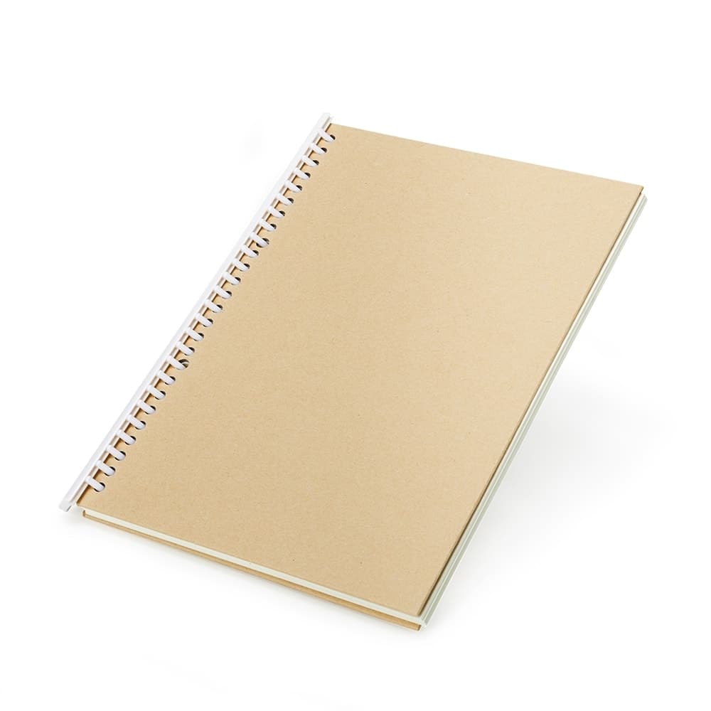Bloco de Anotações A5 Capa Kraft com Pauta Personalizado - imagem 1