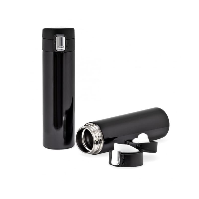 Squeeze Garrafa Inox 400ml com Trava de Segurança Personalizada - imagem 1