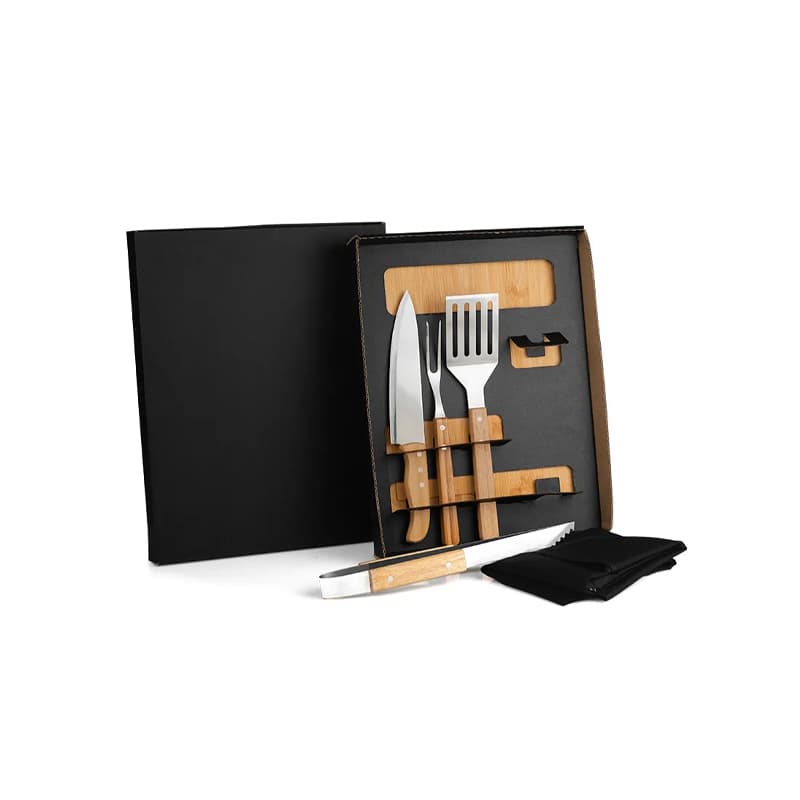 Kit Churrasco e Hambúrguer 6 Peças Personalizado - imagem 1