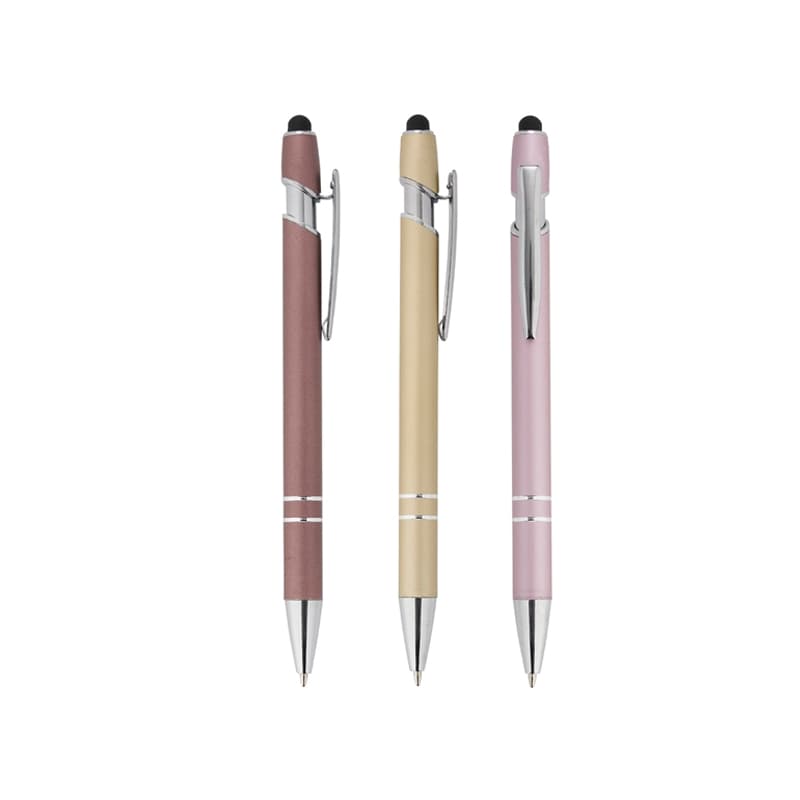 Caneta de Metal com Ponteira Touch Personalizada - imagem 1