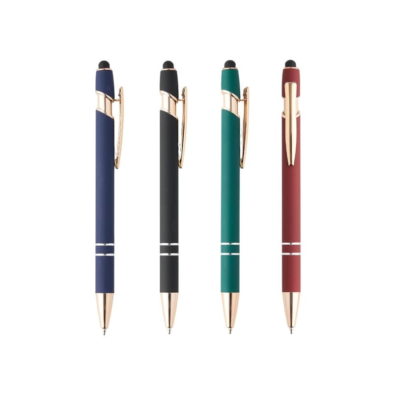 Caneta de Metal com Ponteira Touch Personalizada - imagem 1