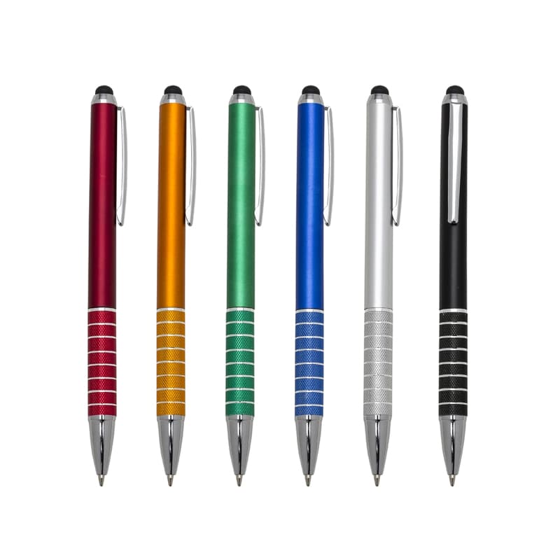 Caneta Plástica com Ponteira Touch Personalizada - imagem 1